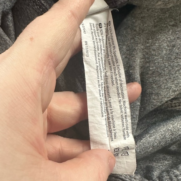 Bally Total Fitness size Large grey Leggings - Picture 3 of 3